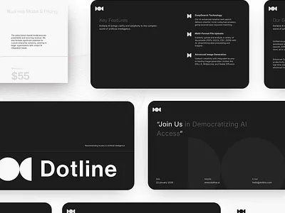 dotline AI pitch deck design 2026
