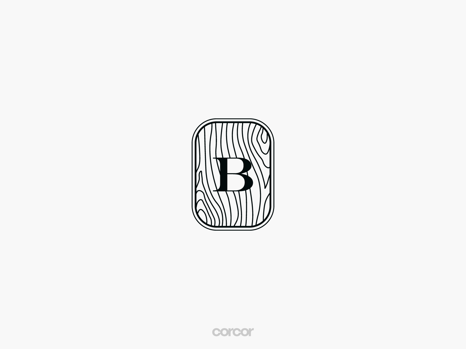 Logo for a High-End Custom Cabinetry Shop