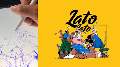 2D Illustration For Lato Lato Trends 2d illustration 2dcharacter animation branding children book design digital drawing drawing graphic design illustration procreate ui ux vector