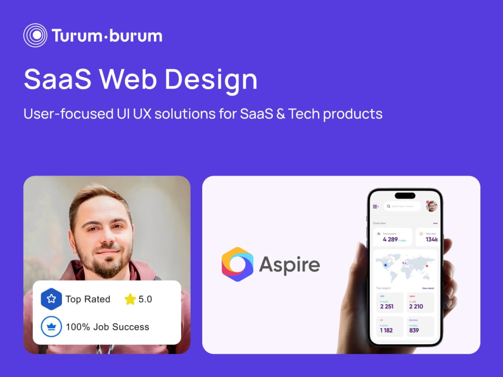 Example of Saa S Web Design