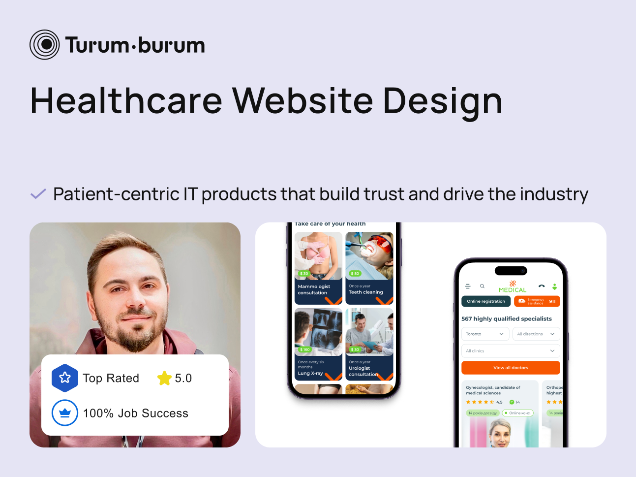 Example of Healthcare Website Design