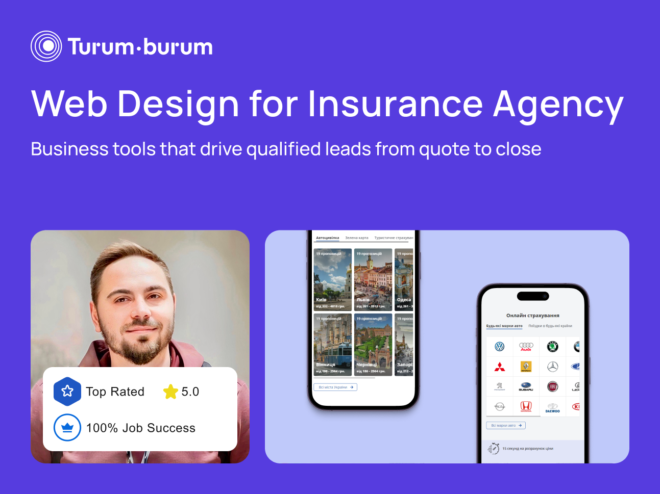 Example of Web Design For Insurance Agency