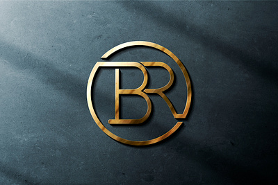BR Logo 3d br logo branding business logo design graphic design icon illustration logo logo desing ui unique design