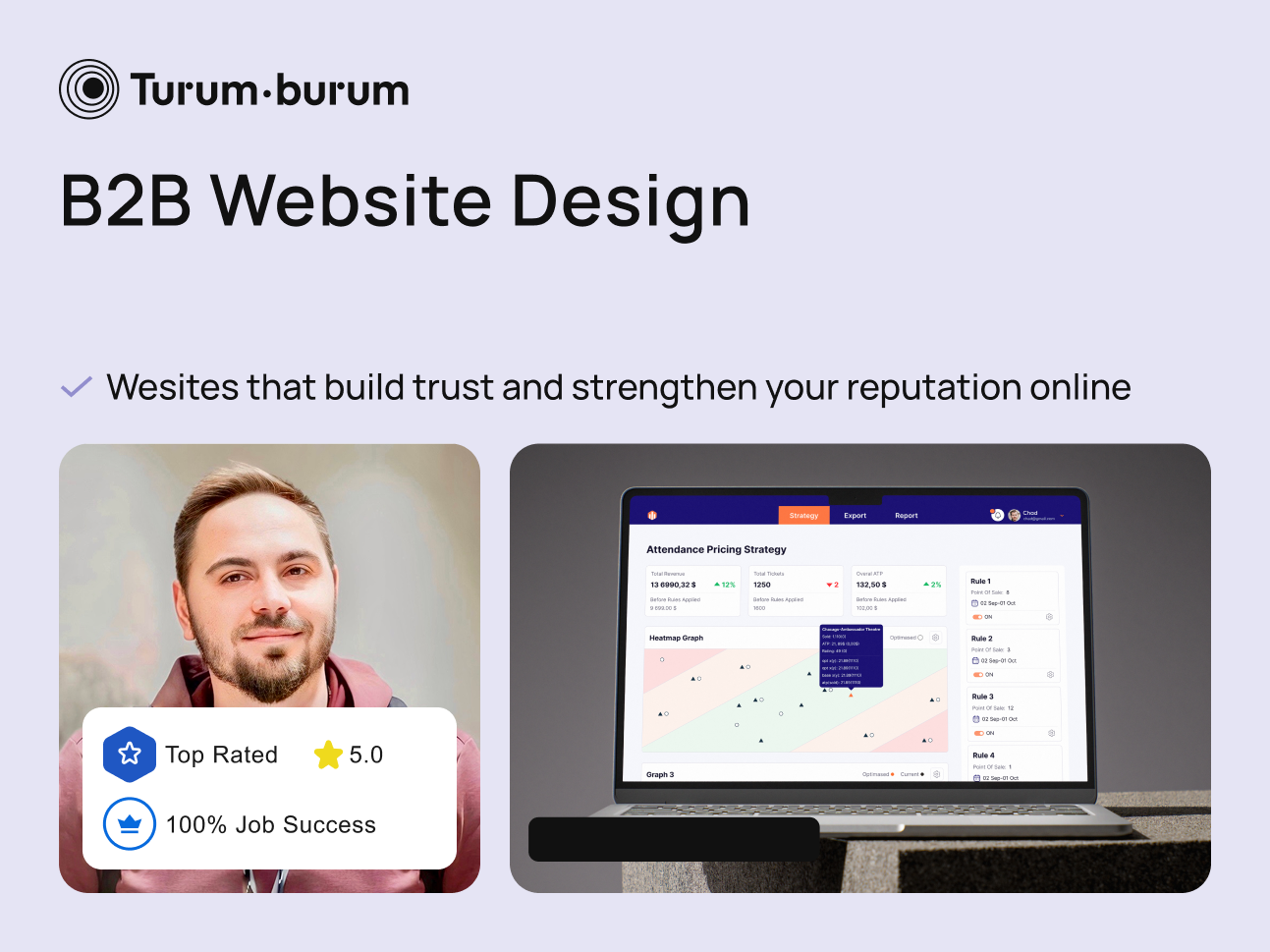 Example of B2 B Website Design