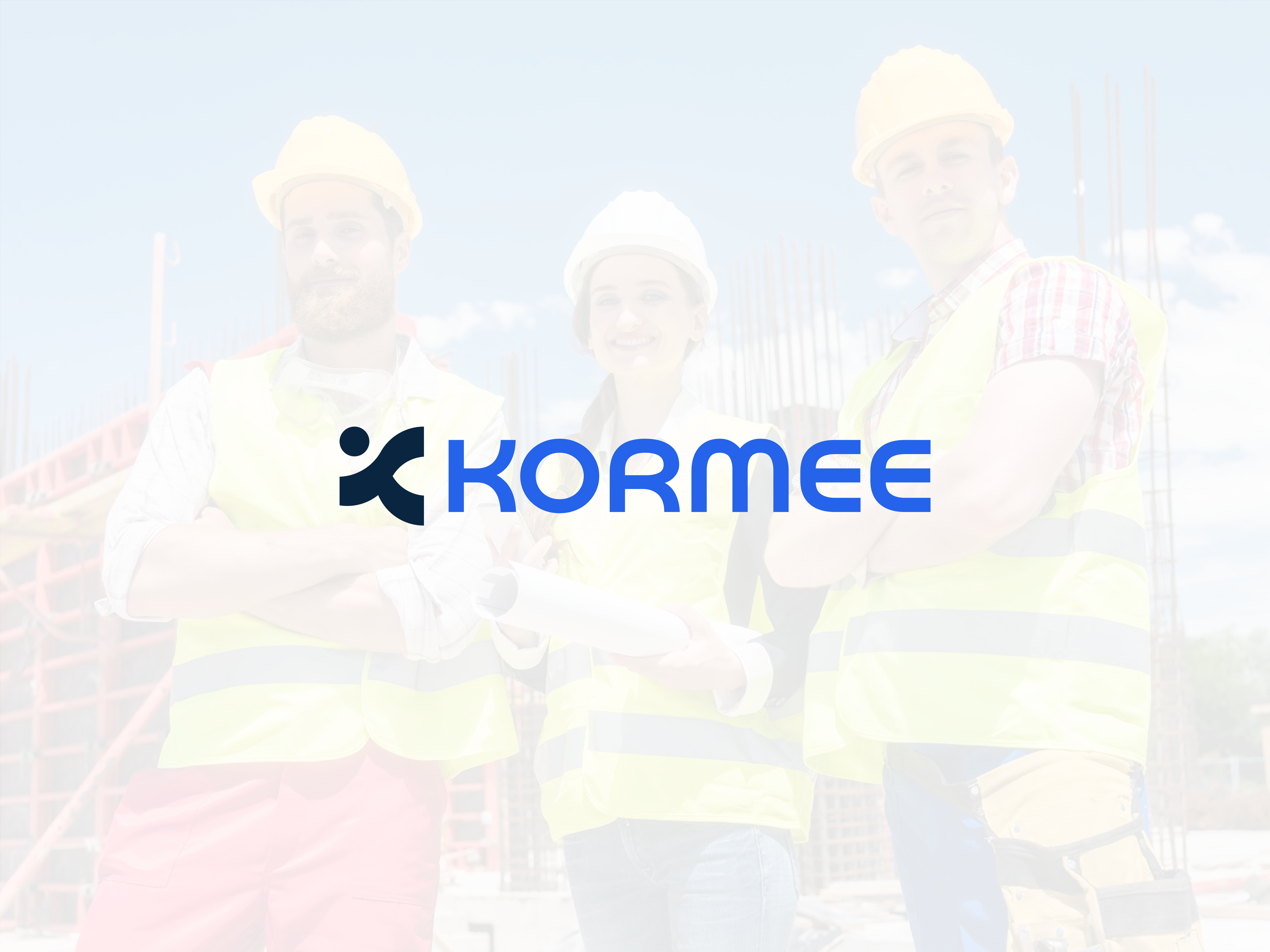 Kormee Logo & Branding brand identity branding construction logo design graphic design labour logo logo logo design logo icon visual identity
