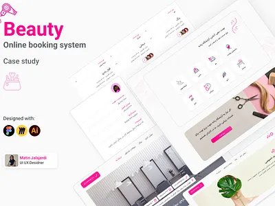 beauty salon online booking beauty beauty salon booking uiux web design