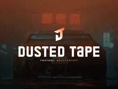 DUSTED TAPE — 2026 Brand Identity Showcase branding cyberpunk dustedtape graphicdesign industrial music phonk red typography visualidentity