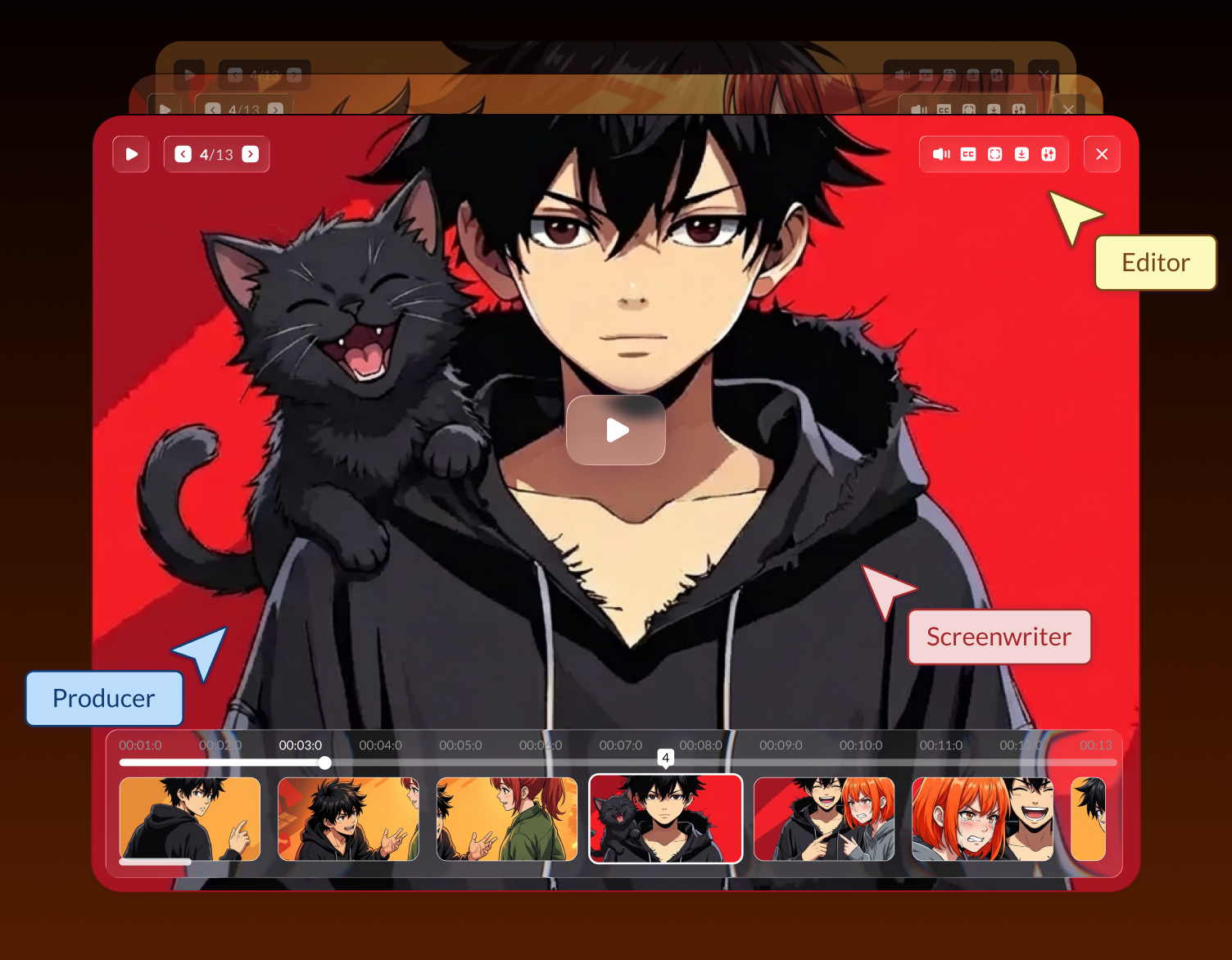 Pzaz Storyboard. ai branding clean ui clean ux design filmmaking tool graphic design illustration image ai image generator logo naim has product design storyboard tool ui ux ux challenge vector