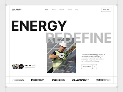 Solar Website Design ai optimized app app design energy hero section landing page landing page design mobile app design solar solar energy solar website ui ui design ui ux design user interface web app website website design website designer website ui