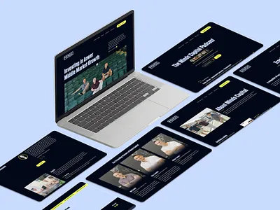 Minds Capital Website Redesign figma uidesign uxdesign web design webflow