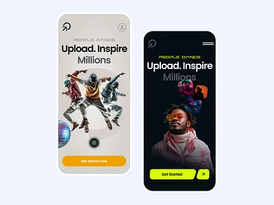 HERO - Mobile app button clean design desktop flat home homepage illustration layout mobile first ui ux web