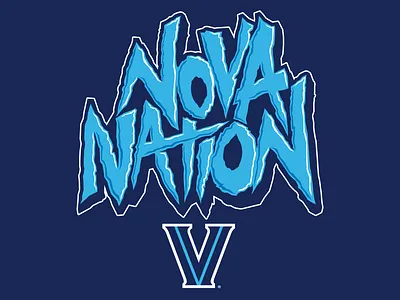 Nova Nation apparel branding design graphic graphic design illustration logo type typography vector villanova wildcats