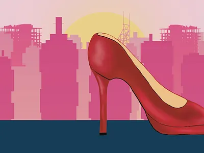 The Red Shoe: Animation & Motion Graphics animation digital art digital design micro story motion design motion graphics