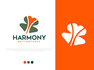Harmony Logo design abstract best logo branding butterfly logo butterfly logo icon clean colourful logo creative design flat graphic design harmony logo harmony logo concept logo logo mark logodesign logotype modern logo unique logo vector
