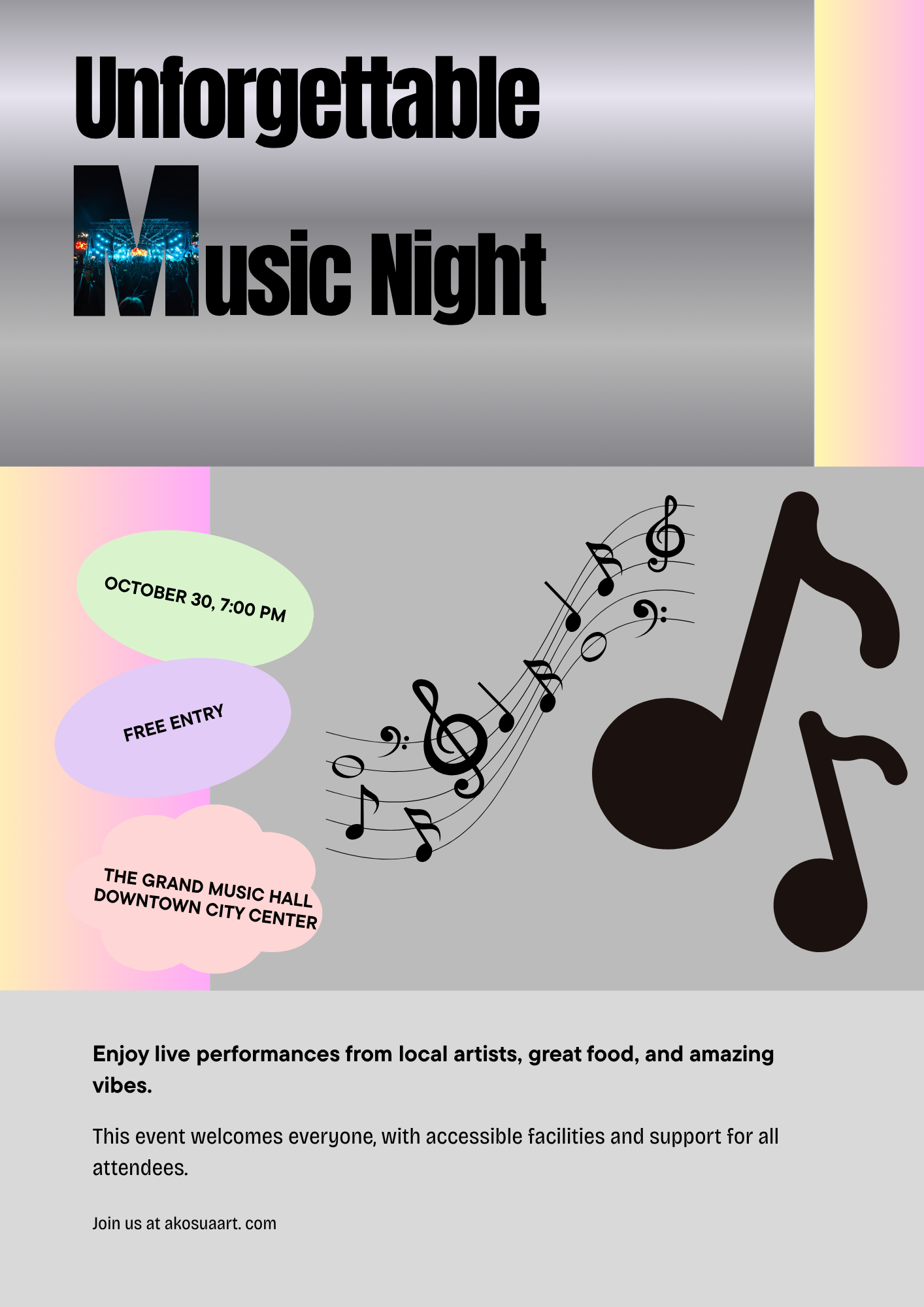 Music Night Flyer Concept