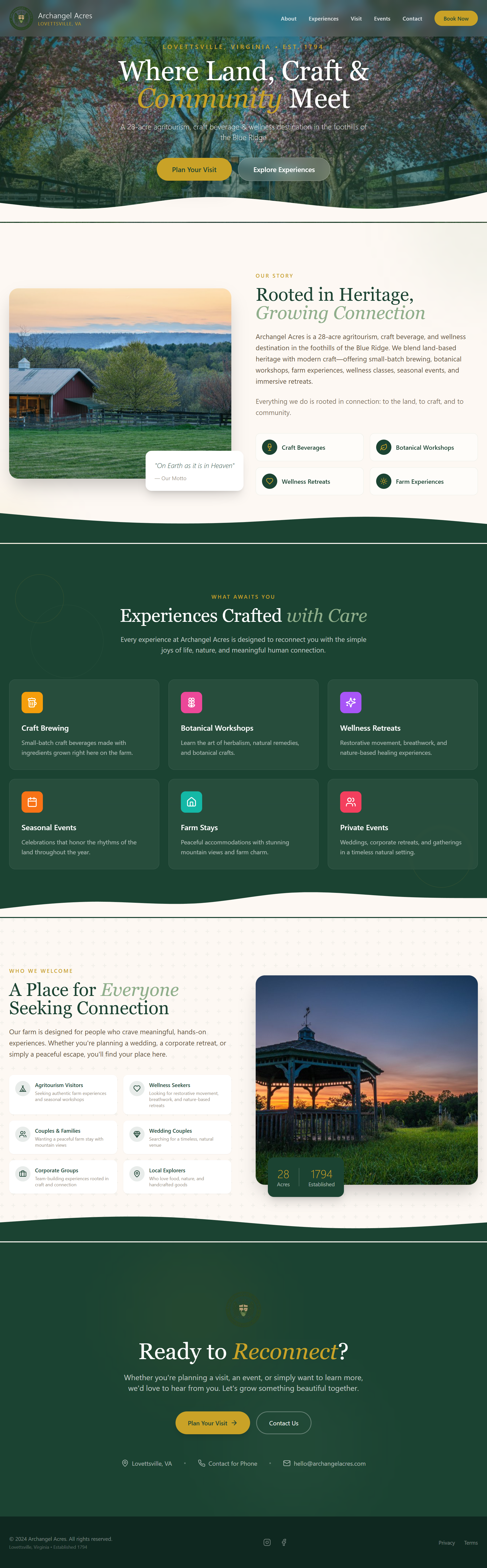 Agrotourism Website Homepage agrotourism figma ui ux website