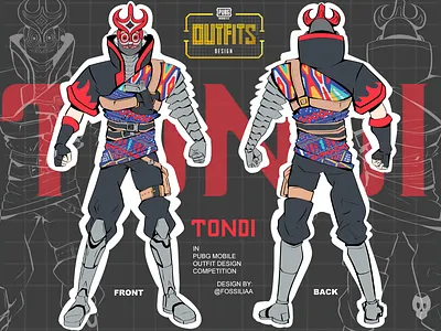 OUTFIT/SKIN CHARACTER DESIGN character competition design character design outfit drawing illustration outfit outfit illustration pubg
