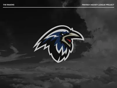 The Ravens – Hockey Logo Concept athletics branding design graphic design hockey illustration logo logo design sports sports branding vector