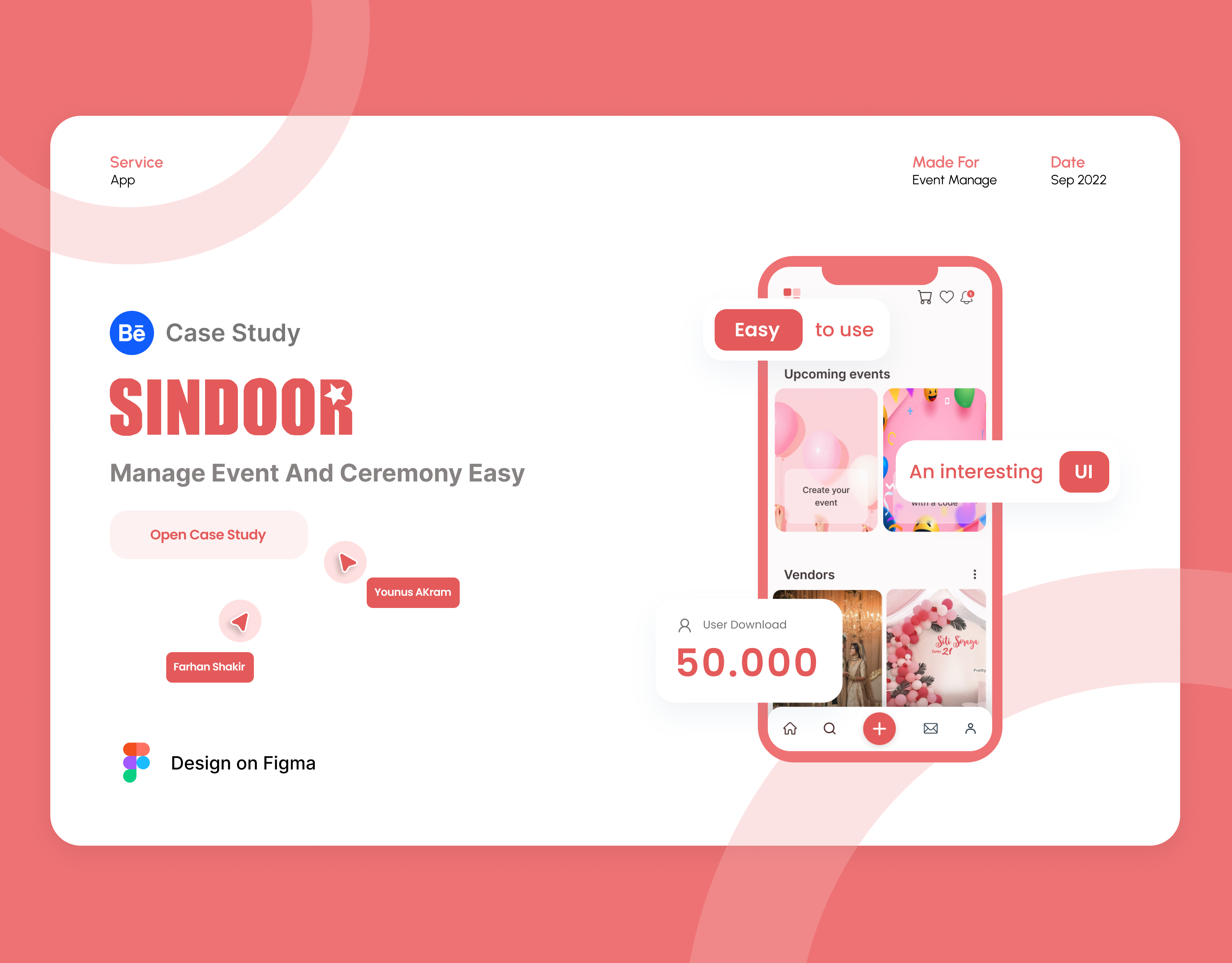 Sindoor Mobile App - Event Management | UX Case Study app app design design figma graphic design illustration mobile app ui ux vector web design