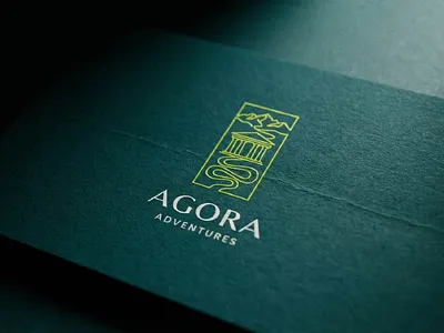 Logo Concepts - Agora Adventures aesthetic brand designer brand identity brand identity design brand package branding branding agency graphic design graphic designer green illustration logo logo design logo designer marketing agency marketing agency houston minimal modern modern logo
