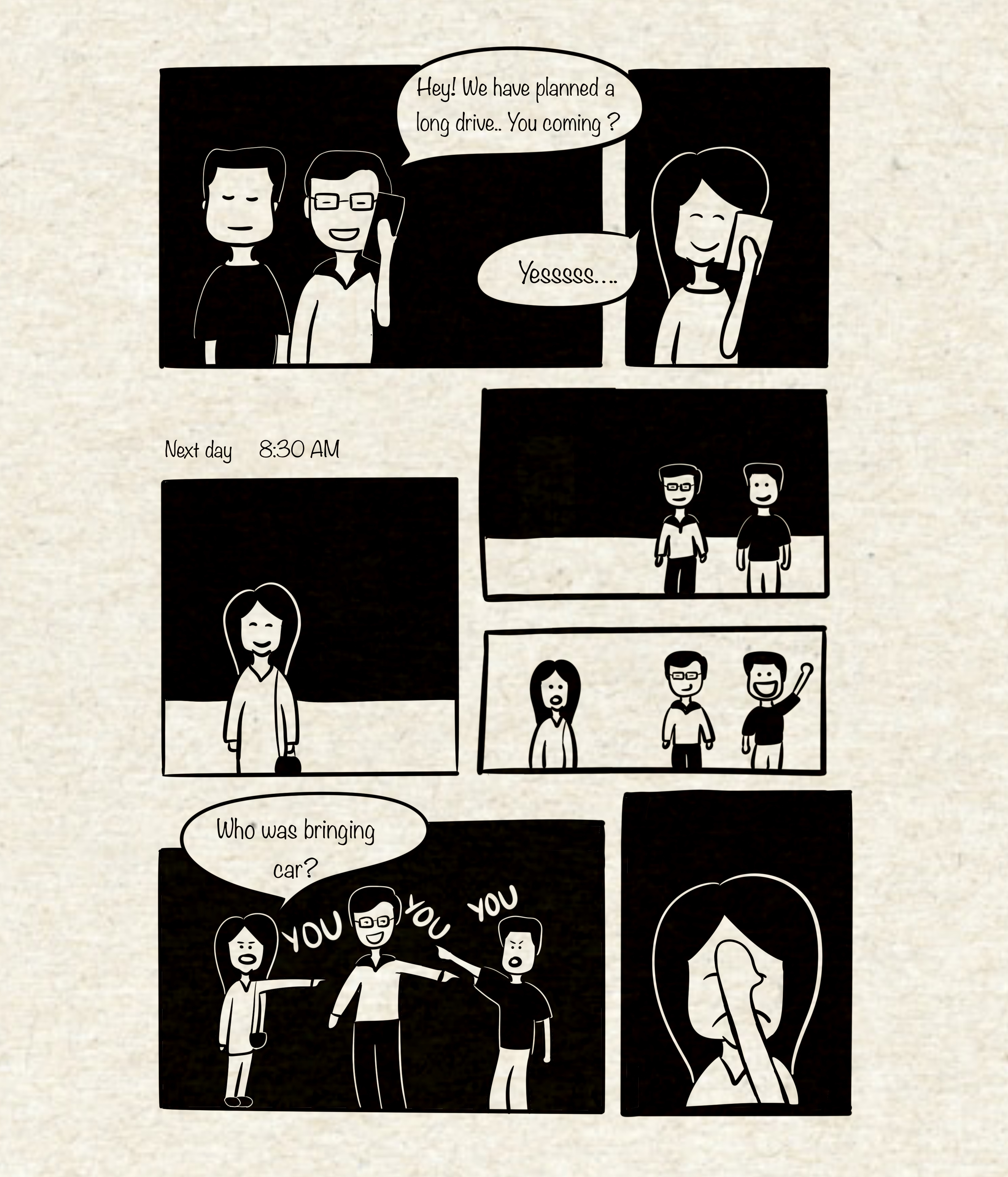 Silly friends art character design comic comic strip drawing friends graphic design illustration silly solid vector