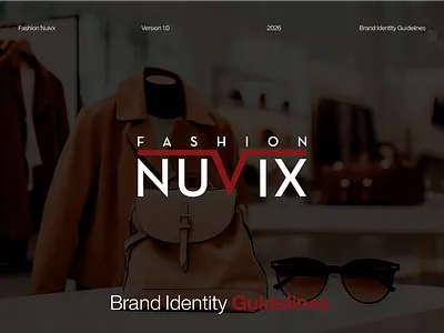 Fashion Nuivx – Defining the Future of Fashion Branding brand guidelines brand identity brand identity design branding branding kit design graphic design logo logo design