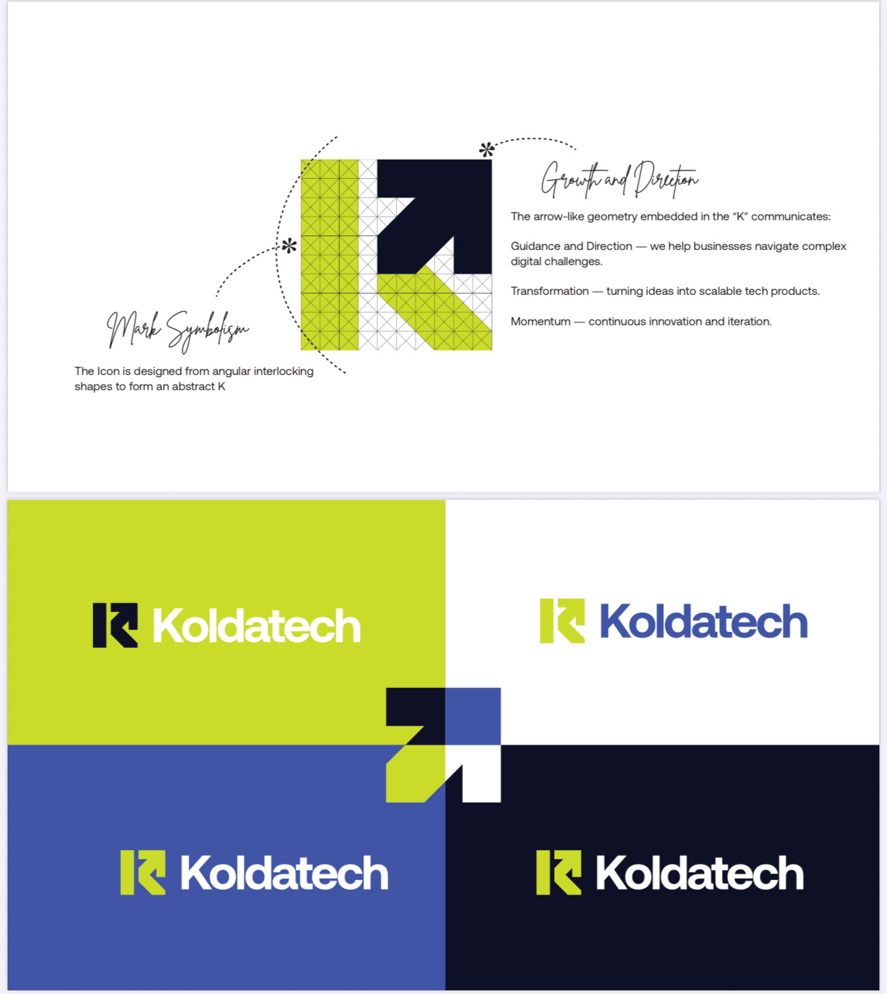 Brand Identity – KoldaTech brand identity branding flyer graphic design logo posts social media post