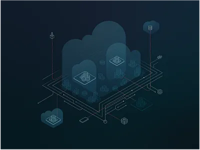 Multi-Cloud Object Storage: Data flowing and sliding cloud data data center homepage illustration kubernetes objects servers storage