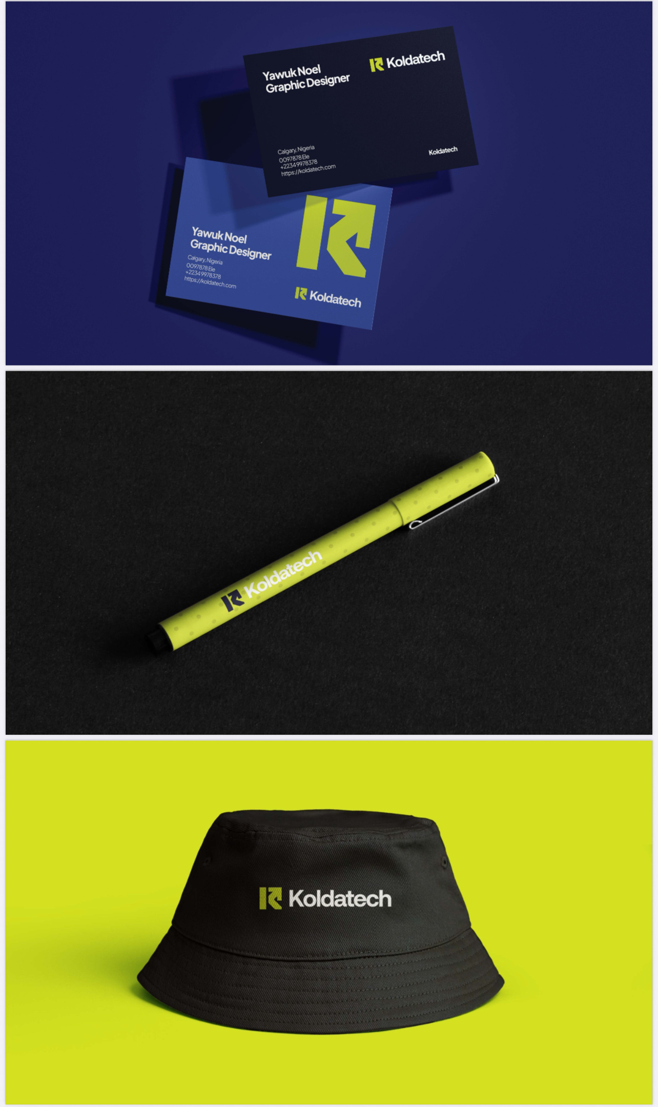 Example of Brand Identity – Kolda Tech