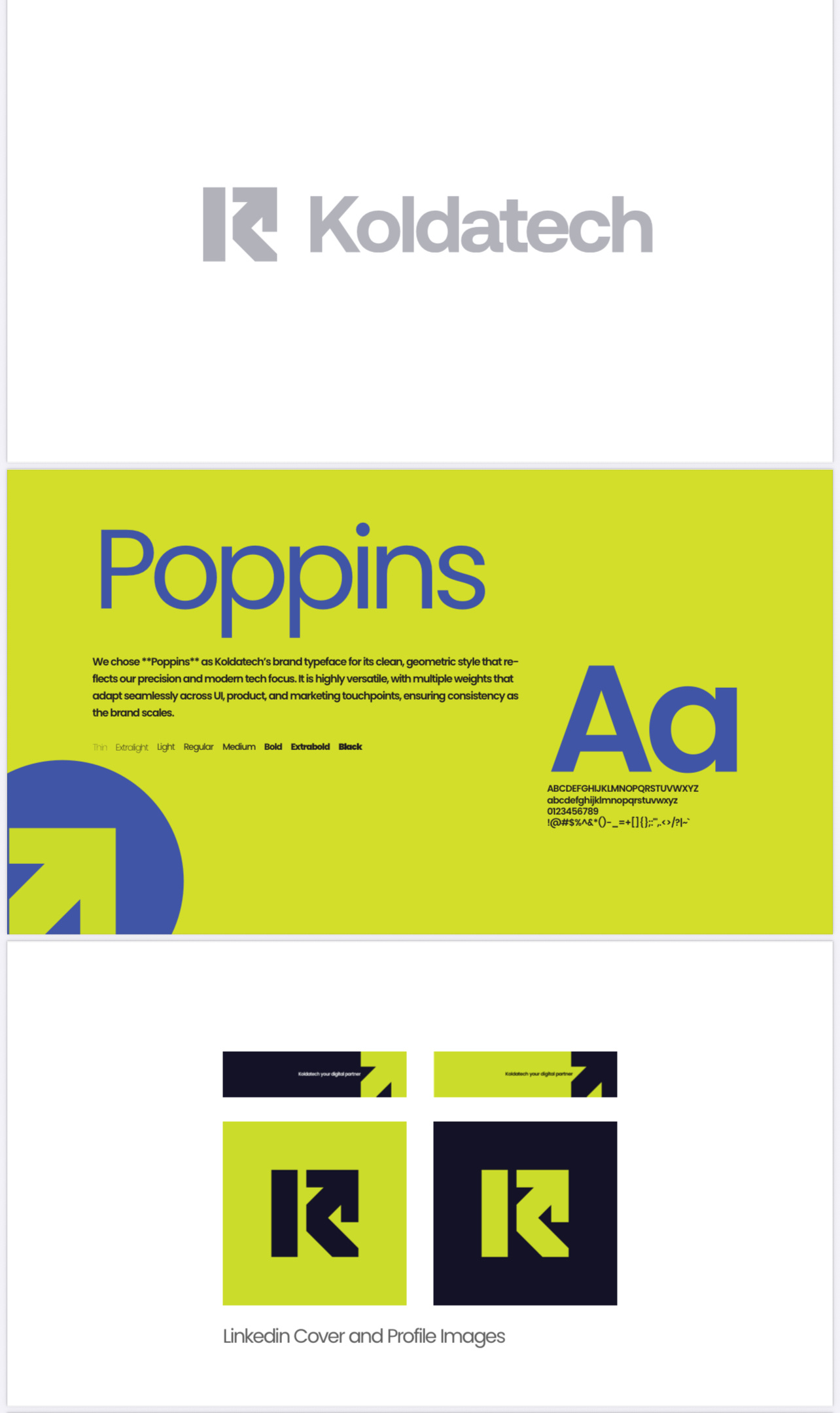 Example of Brand Identity – Kolda Tech