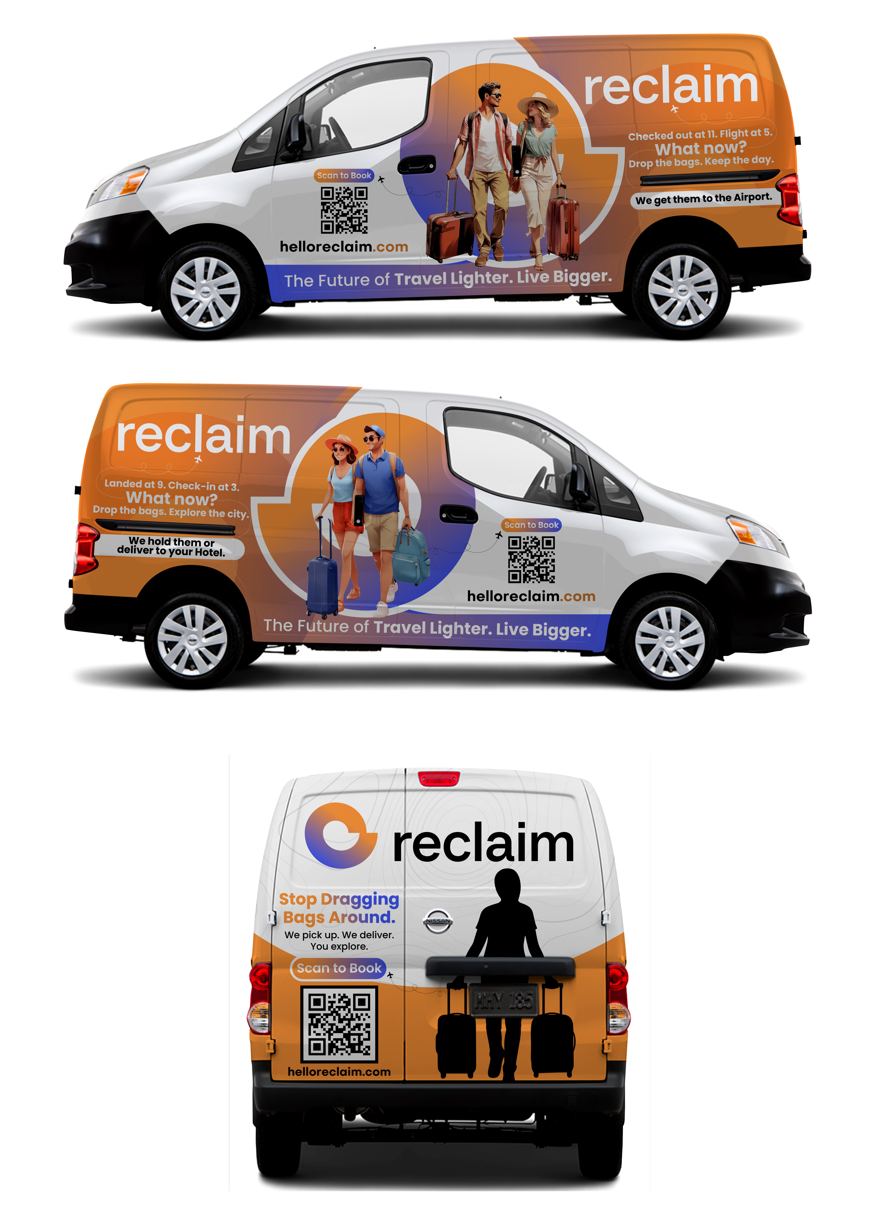 reclaim I Van Wrap branding car branding car wrap creative wrap graphic design reclaim i van wrap vehicle wrap wrap