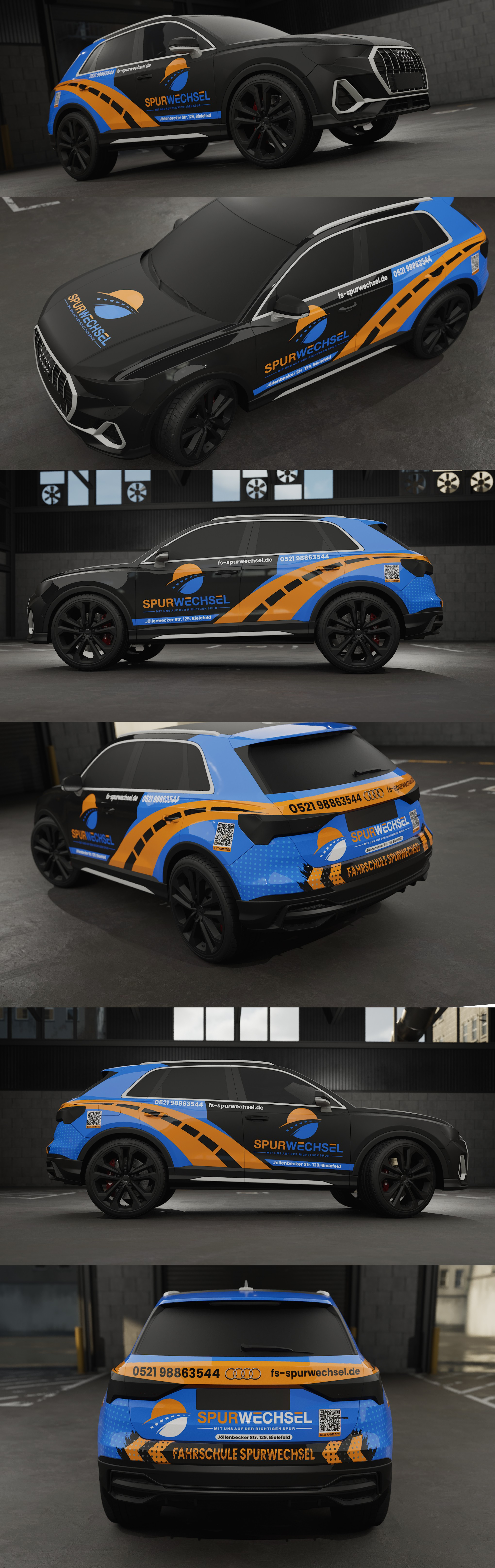 SPURWECHSEL I CAR WRAP car wrap creative wrap innovative wrap wrap