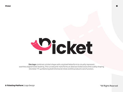 Picket — E-Ticketing Platform Logo Design