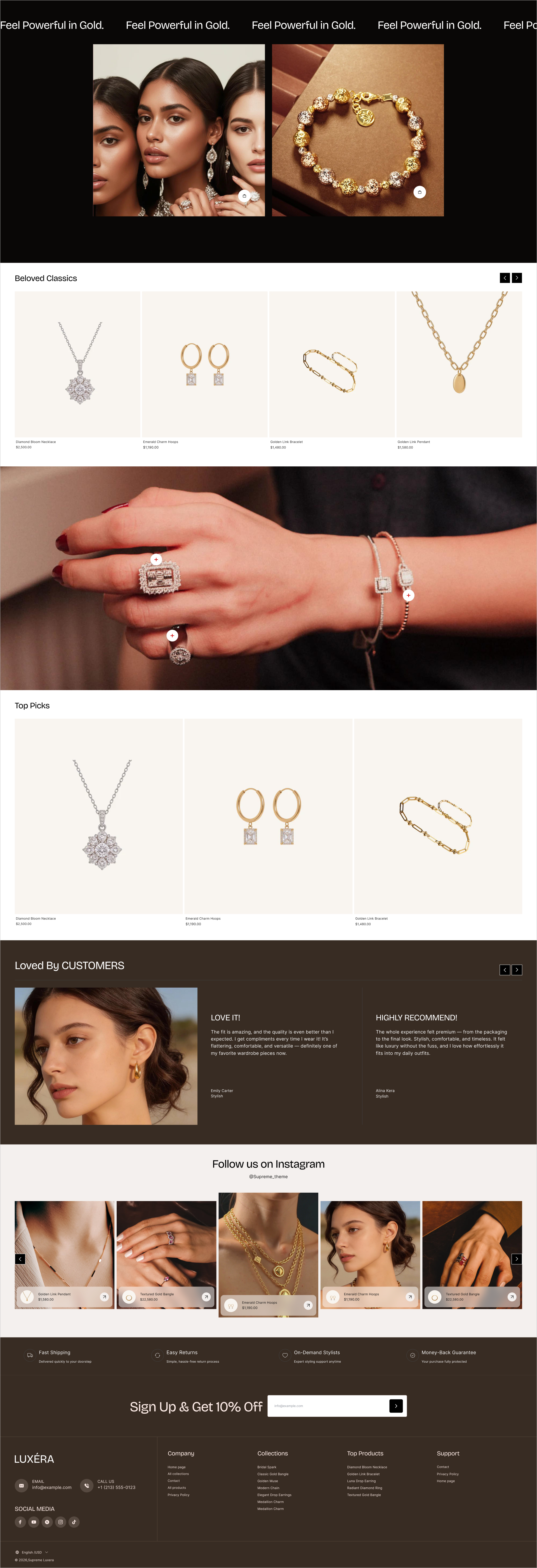 Example of Shopify Website Design And Development