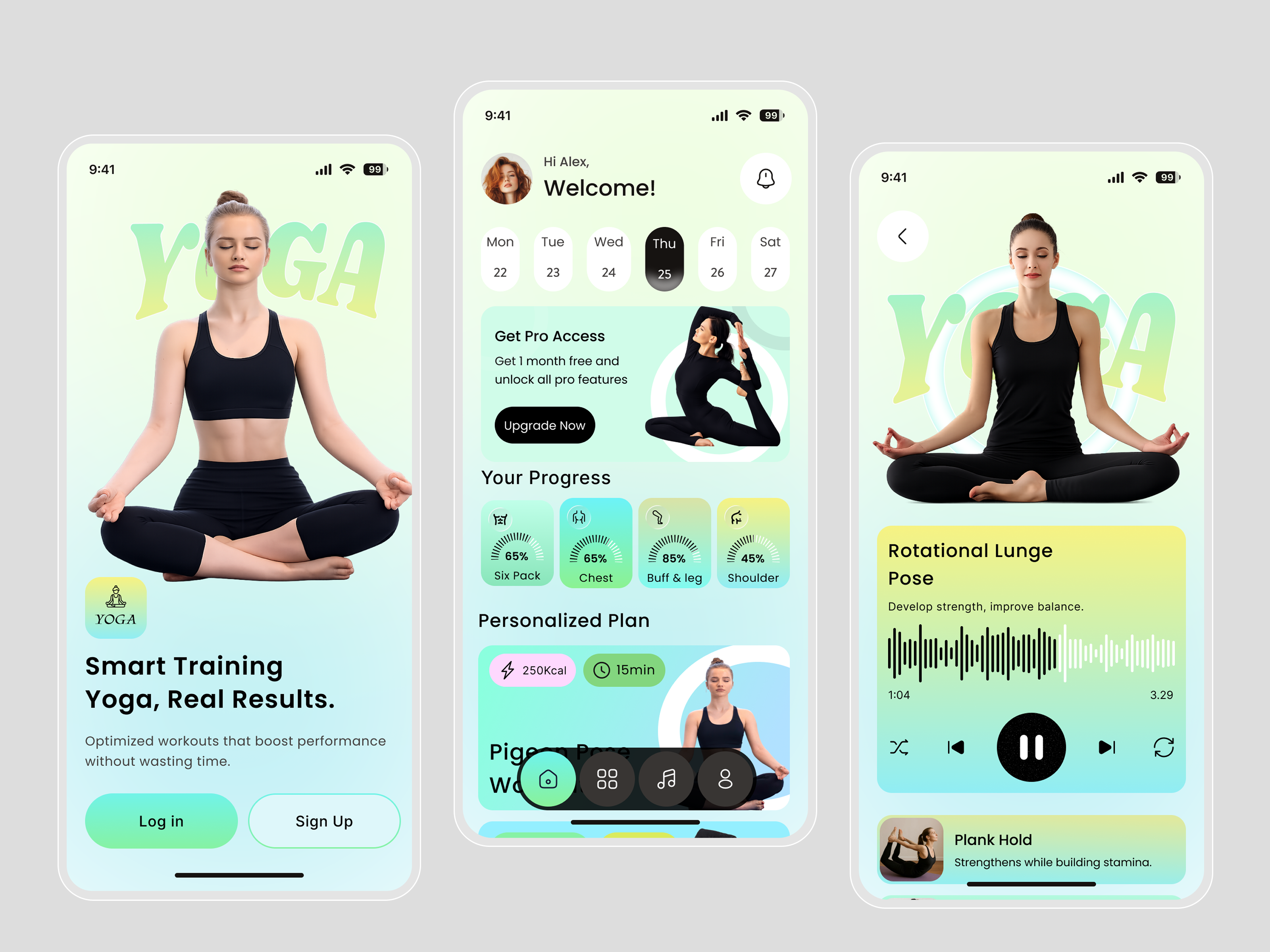 Example of Mobile UI Design For I Os & Android