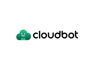 cloud chatbot logo branding chatbot chatbot logo cloud cloud logo graphic design icon logo logo design symbol