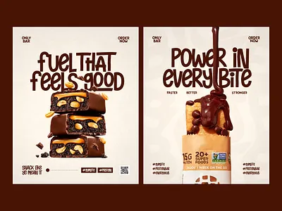 Social media ads creative design ads creative banner design bodybuilding chocolate protein bar design ecommerce energy bar facebook post fitness snack graphic design gym muscle gain nutrition protein bar website protein supplement web banner whey protein