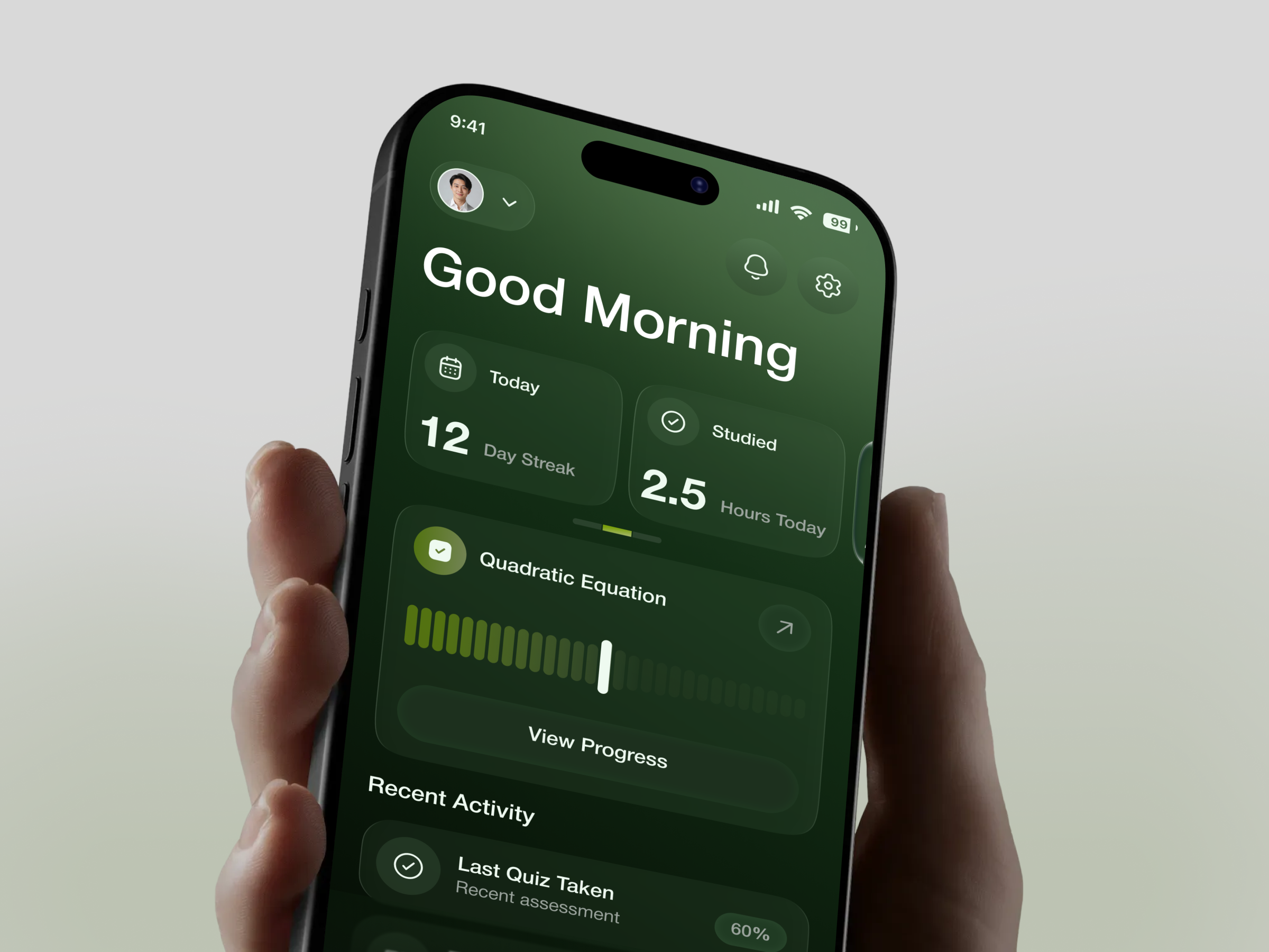 AI-Powered Personal Tutor App ai learning ai tutor app ui dashboard design e learning edtech app education app exam preparation learing app minimal ui mobile app design online education personalized learning progress tracking saas app smart learning student app study planner ux design