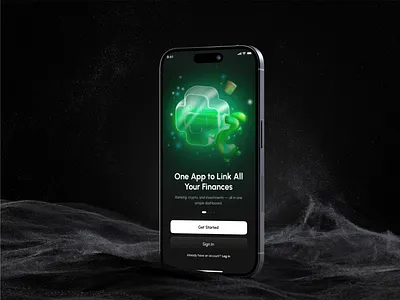 AI-Powered Finance Mobile App ai ai finance app ai powered finance mobile app banking app crypto app digital bank e wallet finance finance app finance mobile app fintech fintech app futuristic ui mobile app mobile app design onboarding screen web design