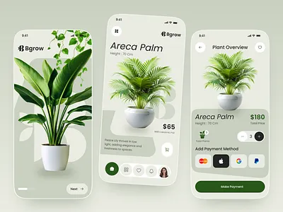 E-commerce Plant Shop Mobile App Design app design eco plant app ecommerce app garden mobile mobile app order plant app plants shop app shopping shopping app store app