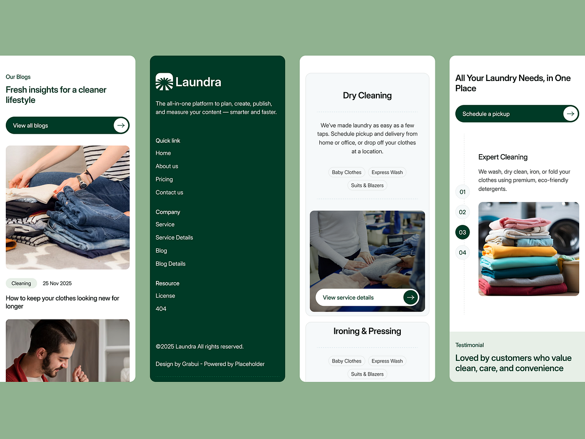 Mobile Experience Design for Laundry Service App Image 4