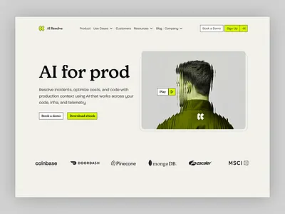 AI-Powered Book Discovery Landing Page 3d ai ai powered ai powered book ai product artificial intelligence book app book discovery book reading book website books ebook app minimal mobile online book reading reading app sass landing page smart reading ux design website design