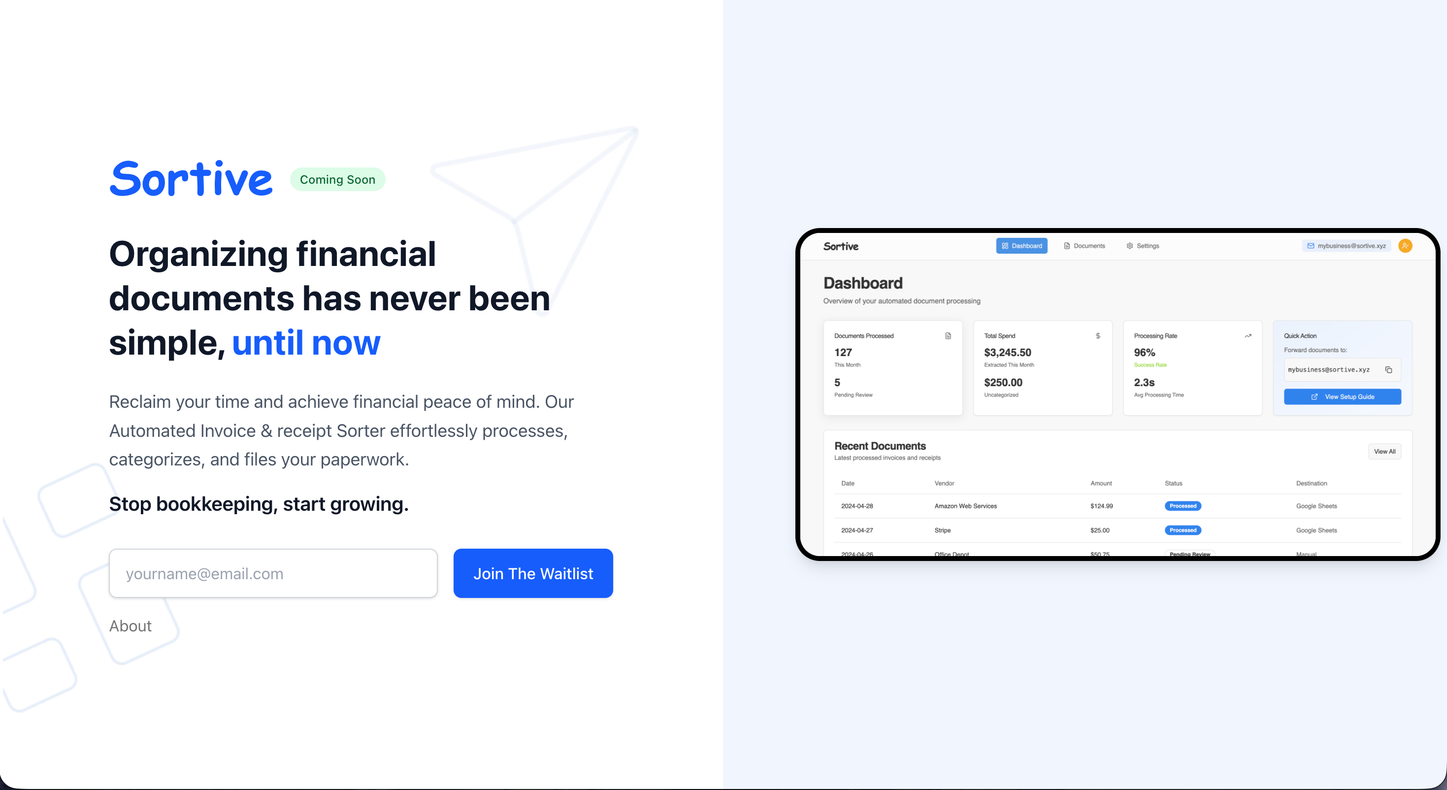 Fintech SaaS Waitlist Landing Page Concept conversion design dashboard ui figma fintech landing page modern design saas startup design typography ui design waitlist web design