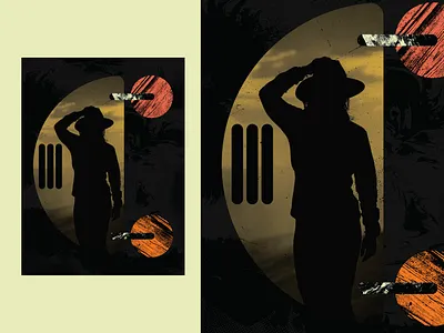 Poster 848 - “Untitled” art c collage collage art color cowgirl design graphic grit illustration letterform make something everyday poster poster art texture type typography