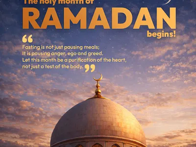 Ramadan Flyer for instagram graphic design