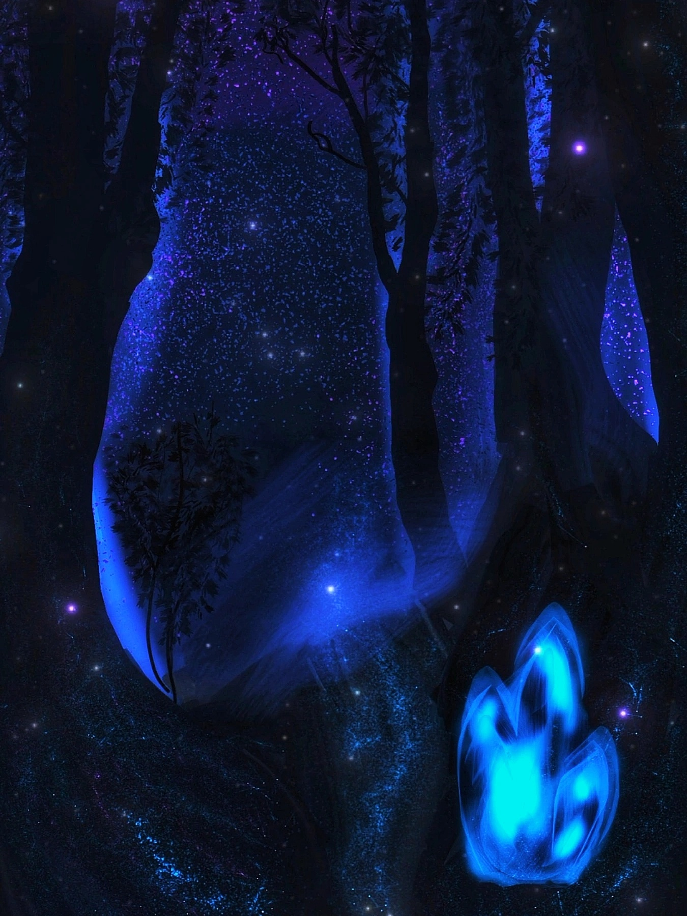 Magic Forest is Art ✨ 🌲 aesthetic animation art artworks digitalart digitaldesign graphic design illustration motion graphics recommendations recommended