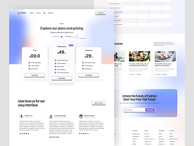 E-commerce SaaS Pricing Page Design ecommerce landing page ecommerce saas design landing page management app pricing inner page pricing section product design saas saas landing page subscription page web design website design