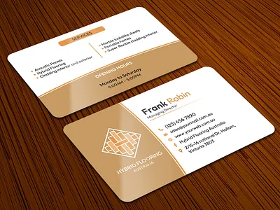 Hybrid Flooring Business Card Design best business card brand identity branding business card business card idea card corporate business card design flooring business card graphic design hybrid flooring business card illustrator logo luxury business card minimal business card modern business card real estate business card stationary design vector