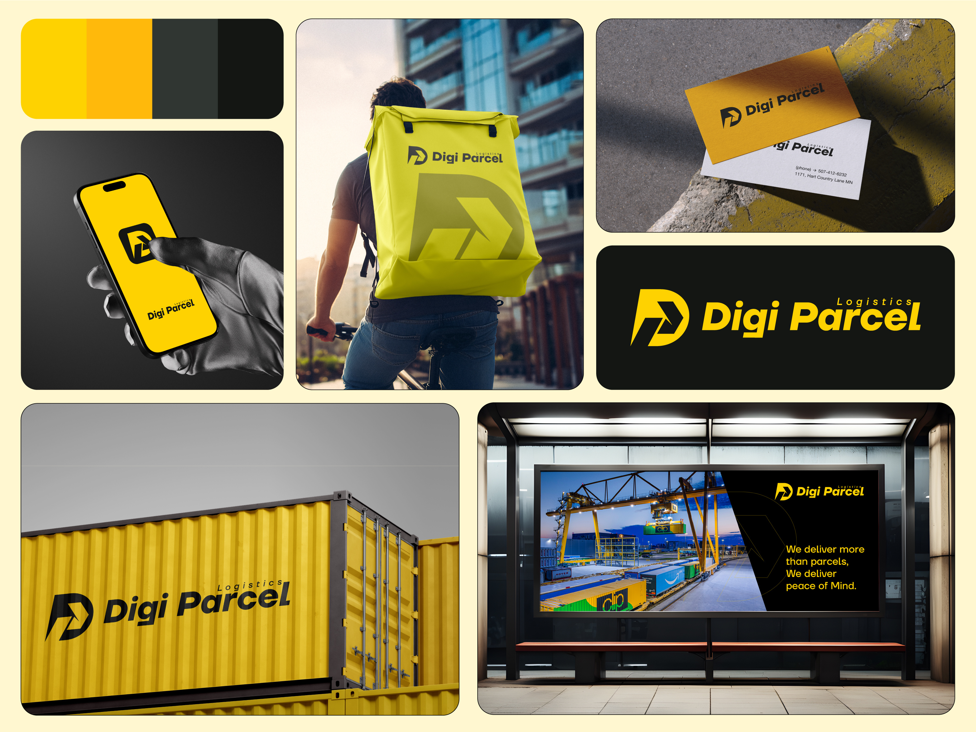 Example of Logistic Logo Design For Your Company