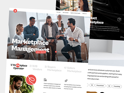 Zach - Marketplace Management analytics branding graphic design management marketplace marketplace management typography ui website